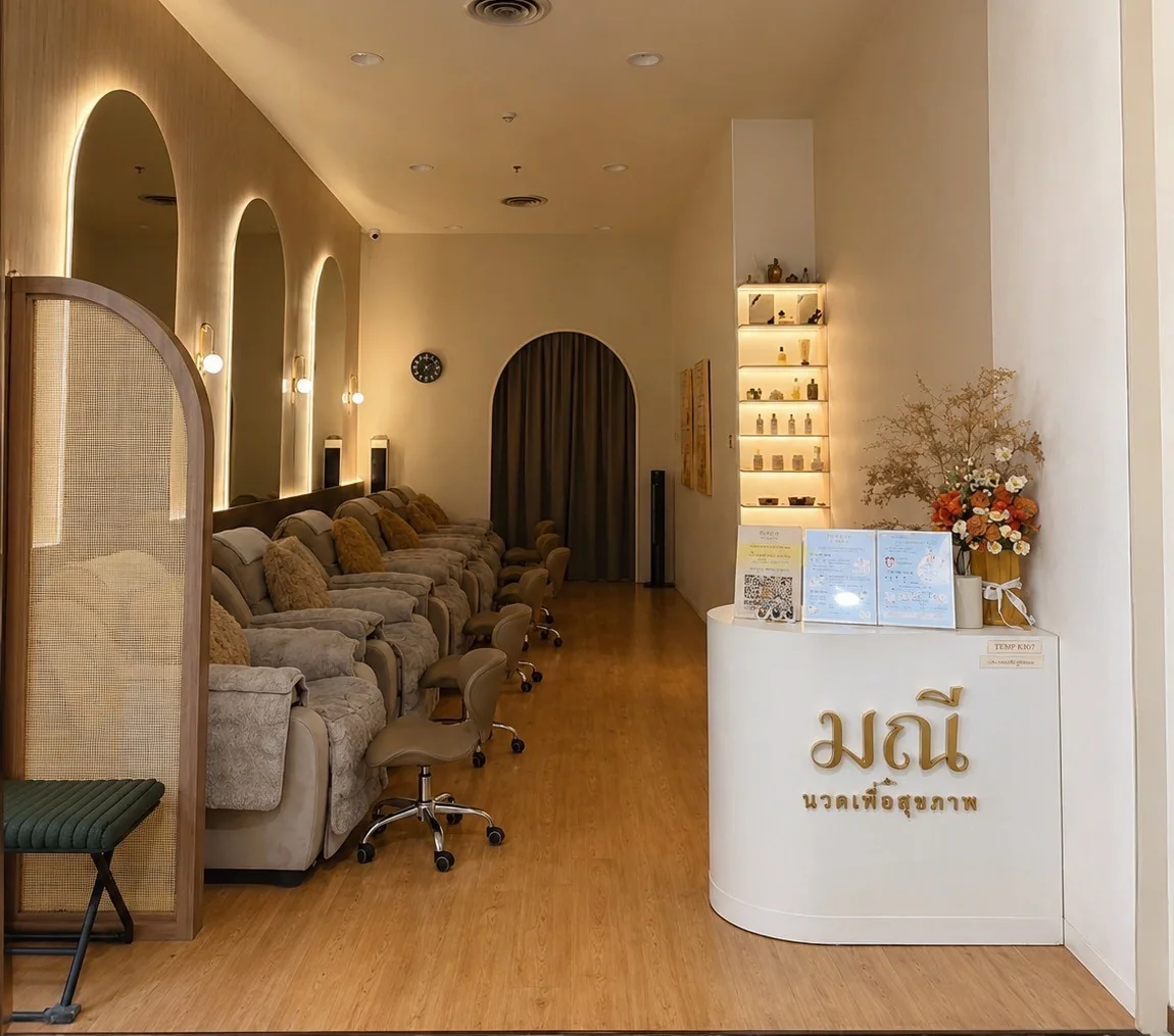 บรรยากาศภายในร้าน MARNI Massage Central Chiang Mai